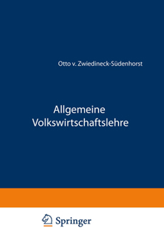 Allgemeine Volkswirtschaftslehre