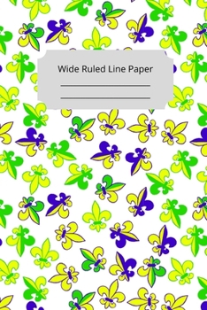 Mardi Gras Art Theme Notebook