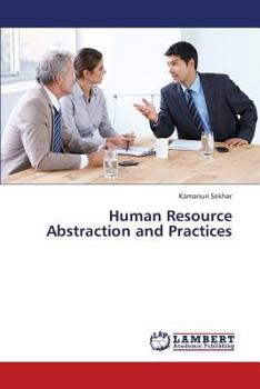 Paperback Human Resource Abstraction and Practices Book