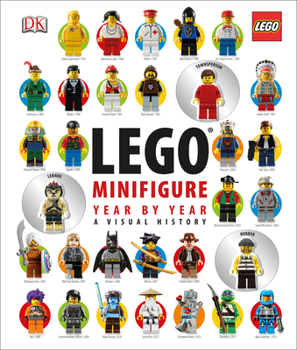 Hardcover Lego Minifigure Year by Year: A Visual History [With Three Collectable Figurines] Book