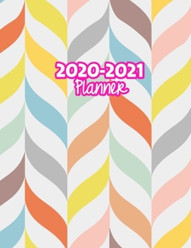 2020-2021 Planner: Two Year Calendar Organizer and Goal Journal | January 2020 - December 2021 Daily, Weekly and Monthly Planner Book with Back Sticker Expression Wall for 2 Years | Design Code 599927