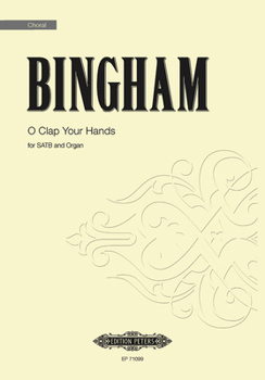 Paperback O Clap Your Hands: For Chorus and Organ, Choral Octavo Book
