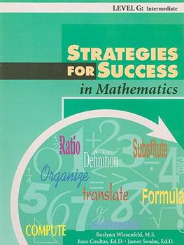 Paperback Strategies for Success in Mathematics, Level G Book