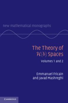 Hardcover The Theory of H(b) Spaces 2 Volume Hardback Set Book