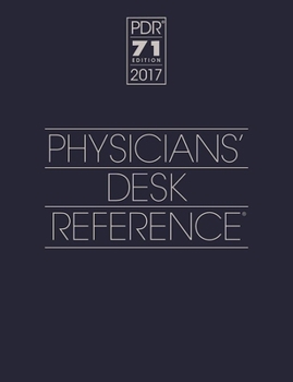 Hardcover 2017 Physicians' Desk Reference 71st Edition (Boxed) Book