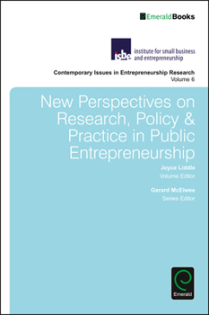 Hardcover New Perspectives on Research, Policy & Practice in Public Entrepreneurship Book