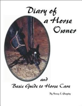 Paperback Diary of a Horse Owner and Basic Guide Horse Care Book