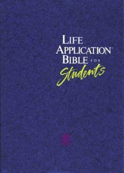 Hardcover Life Application Bible for Students: The Living Bible Book