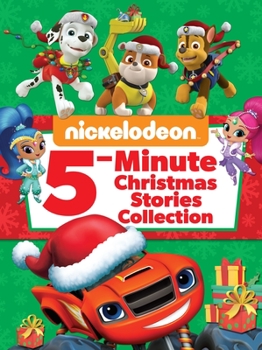 Hardcover Nickelodeon 5-Minute Christmas Stories (Nickelodeon) Book