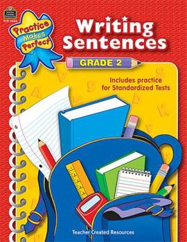 Paperback Writing Sentences Grade 2 Book