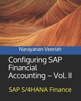 Paperback Configuring SAP Financial Accounting - Vol. II: SAP S/4HANA Finance Book