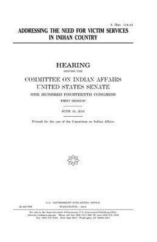 Addressing the Need for Victim Services in Indian Country