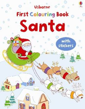 First Colouring Book Santa