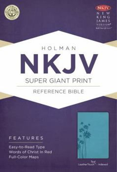 Imitation Leather Super Giant Print Reference Bible-NKJV [Large Print] Book