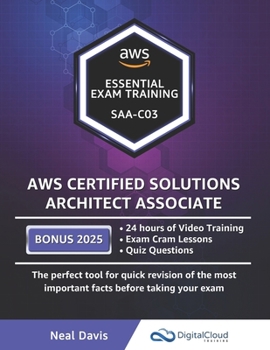 Paperback AWS Certified Solutions Architect Associate - Essential Exam Training Book