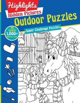 Paperback Outdoor Puzzles (Highlights Hidden Pictures) Book