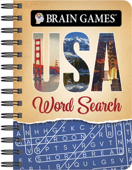 Spiral-bound Brain Games - To Go - USA Word Search Book