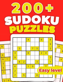 Paperback 200+ Sudoku Puzzles Easy Level: fun sudoku puzzle book for adults Big Puzzle Book with Plenty of Easy Level Sudoku Grids with Solutions for Adults, Se Book