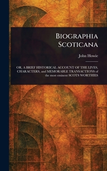 Hardcover Biographia Scoticana Book