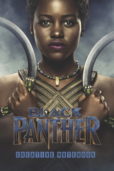 BLACK PANTHER - Creative Notebook: Organize Notes, Ideas, Follow Up, Project Management, 6" x 9" (15.24 x 22.86 cm) - 110 Pages - Durable Soft Cover - Line