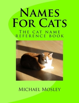 Paperback Names For Cats Book