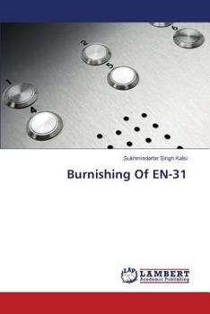 Paperback Burnishing Of EN-31 Book