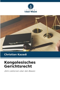 Paperback Kongolesisches Gerichtsrecht [German] Book