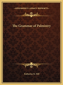 Hardcover The Grammar of Palmistry Book
