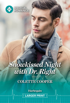 Mass Market Paperback Snowkissed Night with Dr. Right [Large Print] Book