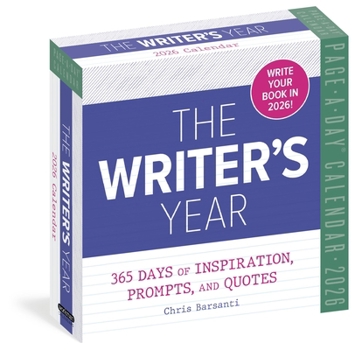 Calendar Writer's Year Page-A-Day(r) Calendar 2026: 365 Days of Inspiration, Prompts, and Quotes Book