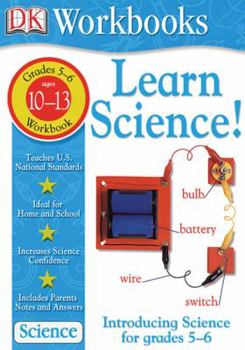 Paperback Learn Science!: Intermediate Workbook Grades 5-6 [With Stickers] Book