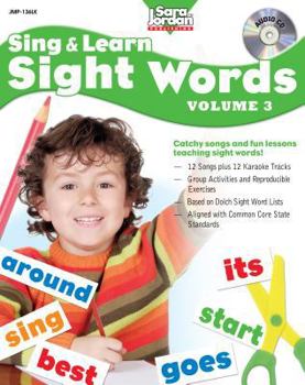 Hardcover Sing & Learn Sight Words Book