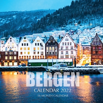 Paperback Bergen Calendar 2022: 16 Month Calendar Book