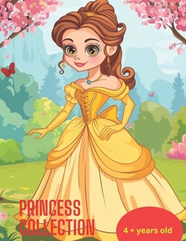 Coloring kids book Princess Collection