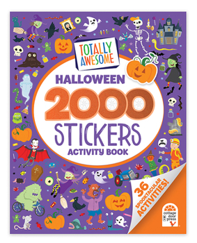 2000 Stickers Super Scary Activity and Puzzle Halloween Sticker Book