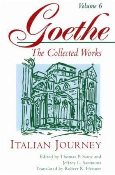 Paperback Goethe, Volume 6 : Italian Journey Book