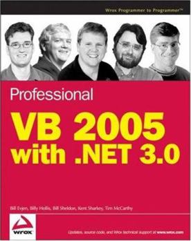 Paperback Professional VB 2005 with .Net 3.0 Book