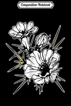 Composition Notebook: Cactus Flower Blossom  Journal/Notebook Blank Lined Ruled 6x9 100 Pages