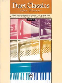 Paperback Duet Classics for Piano, Bk 3 Book