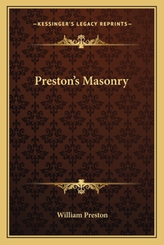 Paperback Preston's Masonry Book