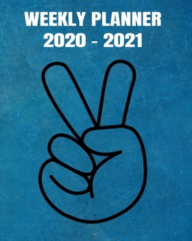 Paperback 2020-2021 Weekly Planner: 2 Year Weekly & Monthly View Organizer & Agenda with To-Do's - Comic Design Book