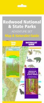 Paperback Redwood National & State Parks Adventure Set: Map and Naturalist Guide [With Map and Charts] Book