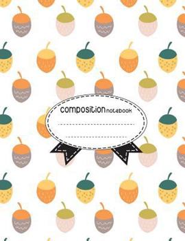 Paperback Composition Notebook, 8.5 x 11, 110 pages: Autumn: (School Notebooks) Book