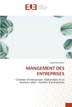Mangement Des Entreprises (French Edition)