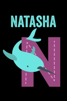 Paperback Natasha: Animals Coloring Book for Kids, Weekly Planner, and Lined Journal Animal Coloring Pages. Personalized Custom Name Init Book