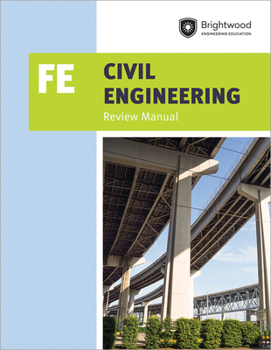 Paperback Civil Engineering: Fe Review Manual Book