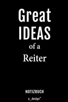 Notizbuch für Reiter: Originelle Geschenk-Idee [120 Seiten liniertes blanko Papier] (German Edition)