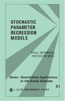 Paperback Stochastic Parameter Regression Models Book