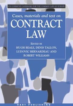 Paperback Contract Law: Ius Commune Casebooks for the Common Law of Europe Book