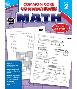 Paperback Common Core Connections Math, Grade 2 Book